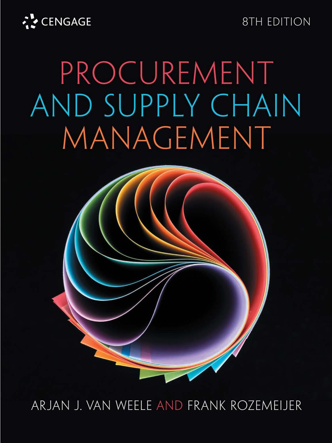 Procurement And Supply Chain Management 8e 8th Arjan J Van Weele Frank Rozemeijer