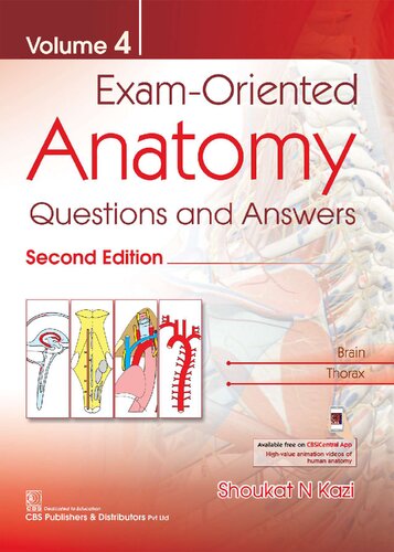 Examoriented Anatomy Questions And Answers Volume 4 2nd Edition 2nd Edition Sn Kazi