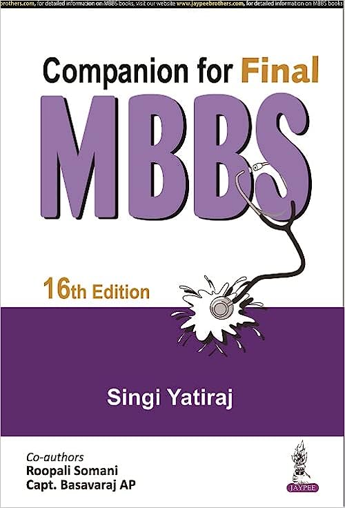 Companion For Final Mbbs 16th Edition Singi Yatiraj