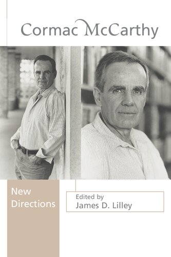 Cormac Mccarthy New Directions 2014 P James D Lilley Editor