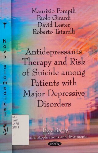 Antidepressants Therapy And Risk Of Suicide Among Patients With Major Depressive Disorders Maurizio Pompili