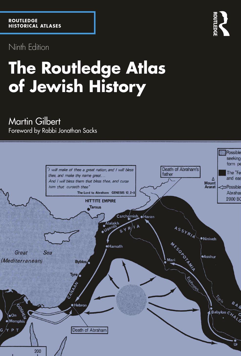 The Routledge Atlas Of Jewish History 9th 9th Martin Gilbert