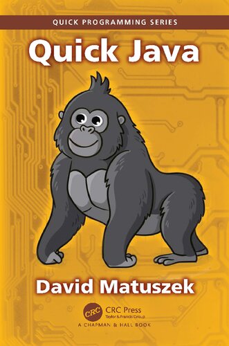 Quick Java 1st David Matuszek