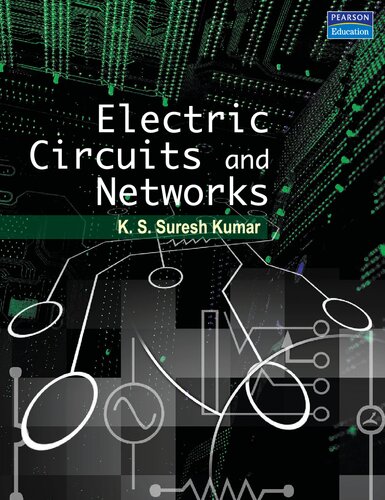 Electric Circuits And Networks Ks Suresh Kumar
