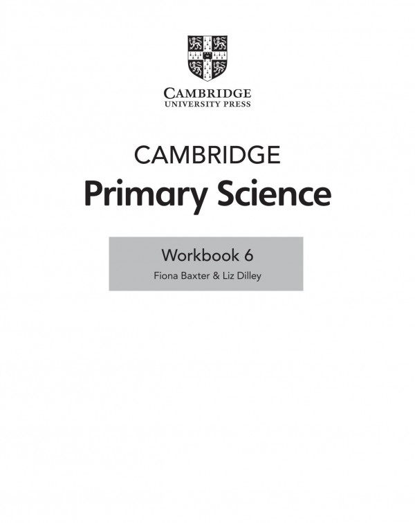 Cambridge Primary Science 6 Workbook 2nd Edition 2nd Edition Jon Board