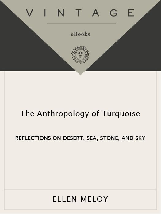 The Anthropology Of Turquoise Reflections On Desert Sea Stone And Sky Ellen Meloy