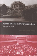 Corporate Financing And Governance In Japan The Road To The Future Takeo Hoshi