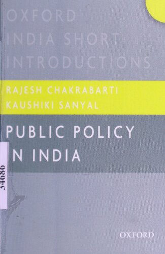 Public Policy In India Rajesh Chakrabarti Kaushiki Sanyal