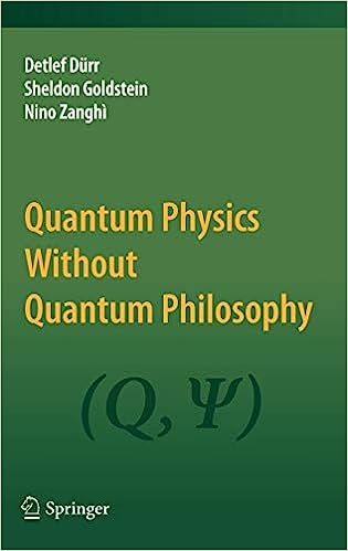 Quantum Physics Without Quantum Philosophy 2013th Detlef Drr