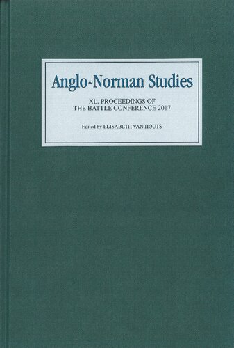 Anglonorman Studies Xl Elisabeth Van Houts