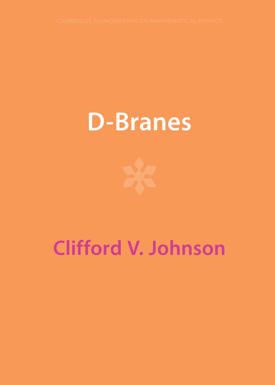 Dbranes Clifford V Johnson