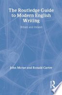 The Routledge Guide To Modern English Writing Britain And Ireland John Mcrae