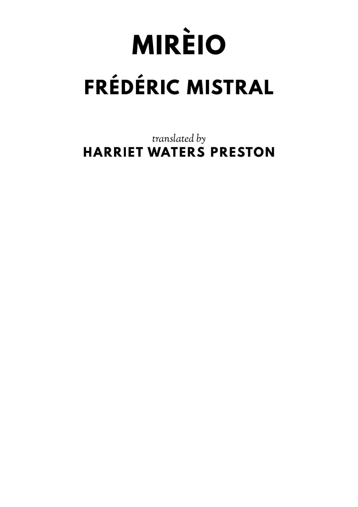 Mirio Frdric Mistral