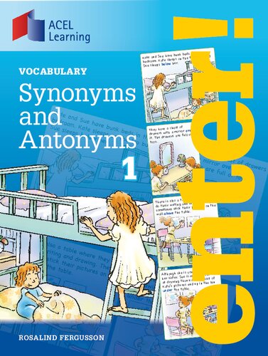 Synonyms And Antonyms 1 Fergusson Rosalind