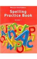 Storytown Spelling Practice Book Grade 1 1st Edition Harcourt School Publishers