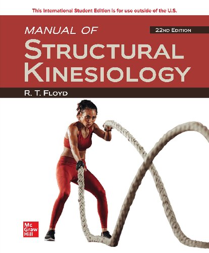 Manual Of Structural Kinesiology 22nd Edition 22th Edition R T Floyd