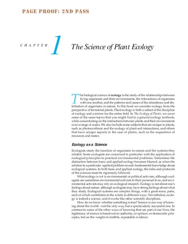 The Ecology Of Plants Jessica Gurevitch Samuel M Scheiner Gordon A Fox