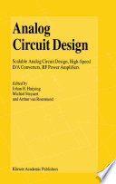 Analog Circuit Design Michiel Steyaert Johan Huijsing Arthur Hm Van Roermund