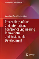 Proceedings Of The 2nd International Conference Engineering Innovations And Sustainable Development Valentina Mantulenko