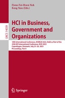 Hci In Business Government And Organizations Fiona Fuihoon Nah