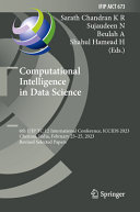 Computational Intelligence In Data Science Sarath Chandran K R