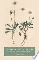Wordsworth After War Recovering Peace In The Later Poetry Philip Shaw