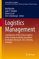 Logistics Management Udo Buscher Janis S Neufeld Rainer Lasch