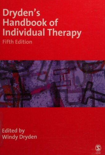 Drydens Handbook Of Individual Therapy 5th Edition Windy Dryden Editor