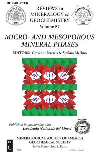 Micro And Mesoporous Mineral Phases Giovanni Ferraris Editor Stefano Merlino Editor