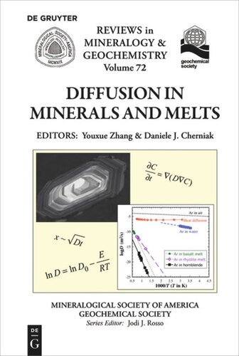 Diffusion In Minerals And Melts Youxue Zahng Editor Daniele J Cherniak Editor