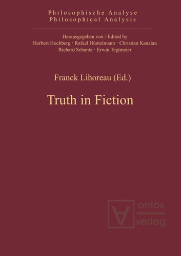 Truth In Fiction Franck Yann Lihoreau Editor