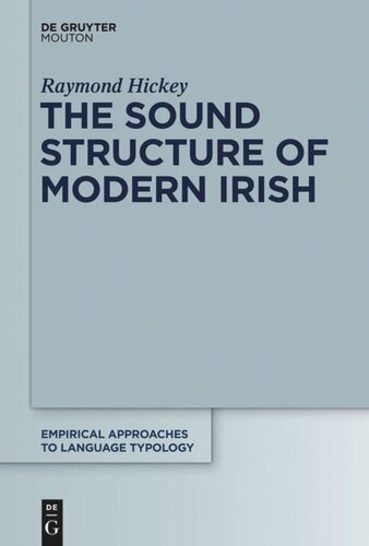 The Sound Structure Of Modern Irish Raymond Hickey