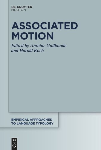 Associated Motion Antoine Guillaume Editor Harold Koch Editor