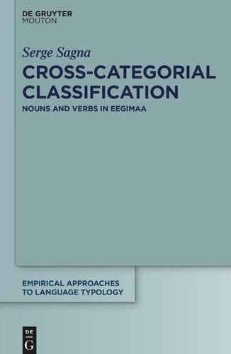 Crosscategorial Classification Nouns And Verbs In Eegimaa Serge Sagna