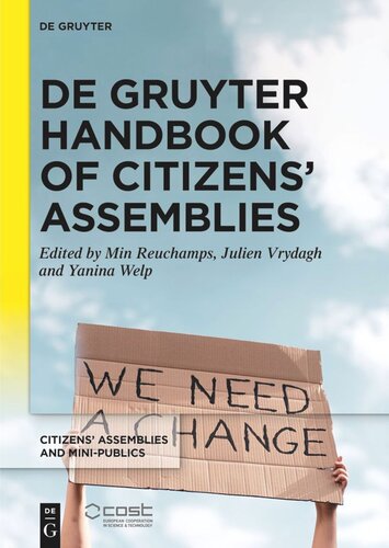 De Gruyter Handbook Of Citizens Assemblies Min Reuchamps Editor Julien Vrydagh Editor Yanina Welp Editor
