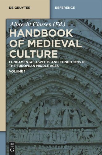 Handbook Of Medieval Culture Volume 1