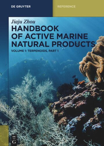 Handbook Of Active Marine Natural Products Volume 1 Terpenoids Part 1
