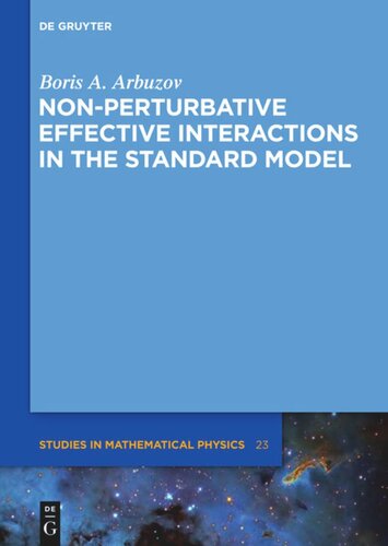 Nonperturbative Effective Interactions In The Standard Model Boris A Arbuzov