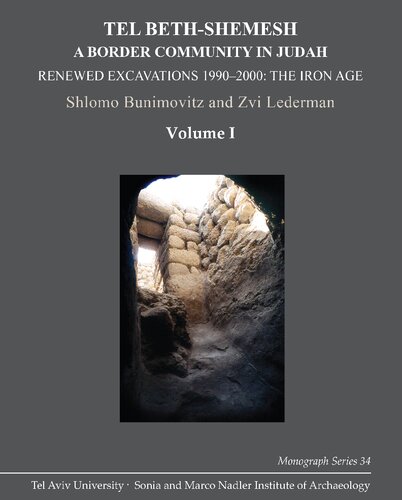 Tel Bethshemesh A Border Community In Judah Renewed Excavations 19902000 The Iron Age Shelomoh Bunimovits Zvi Lederman