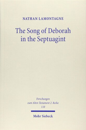 The Song Of Deborah In The Septuagint Nathan Lamontagne