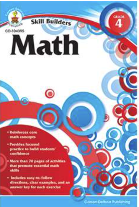 Math Grade 4 Carsondellosa Publishing