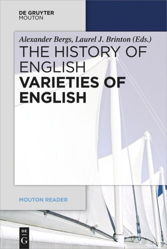 The History Of English Volume 5 Varieties Of English Alexander Bergs Editor Laurel J Brinton Editor
