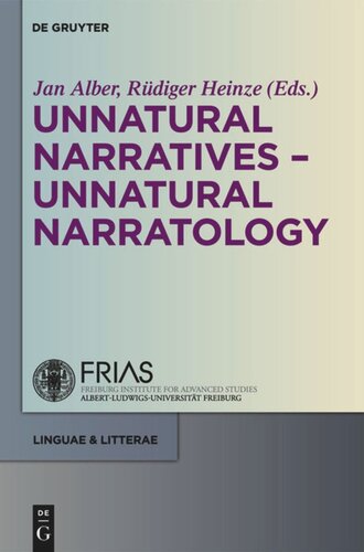 Unnatural Narratives Unnatural Narratology Jan Alber Rdiger Heinze
