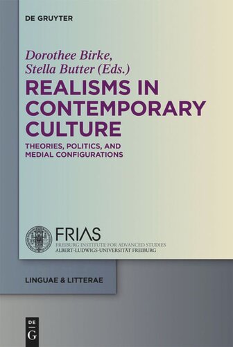 Realisms In Contemporary Culture Dorothee Birke Stella Butter