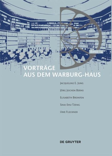 Vortrge Aus Dem Warburghaus 14 1st Edition Uwe Fleckner Margit Kern