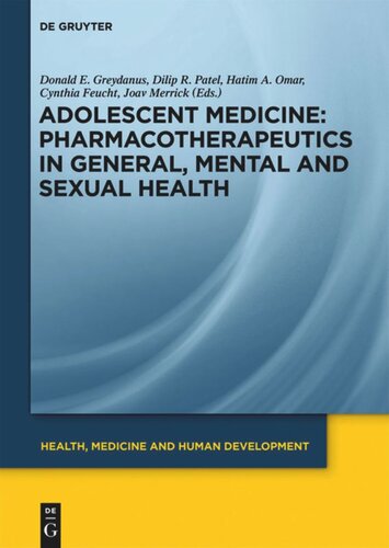 Adolescent Medicine I Pharmacotherapeutics In General Mental And Sexual Health