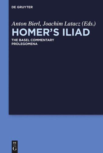 Homers Iliad Prolegomena