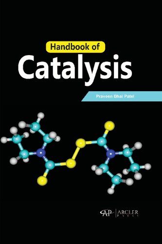 Handbook Of Catalysis 1st Edition Praveen Bhai Patel