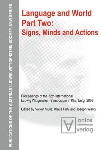 Language And World Part 2 Signs Minds And Actions