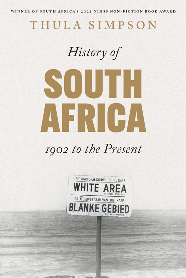 History Of South Africa Thula Simpson